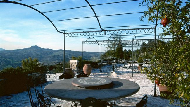 Il Poggio Guest House Celle sul Rigo ร้านอาหาร รูปภาพ